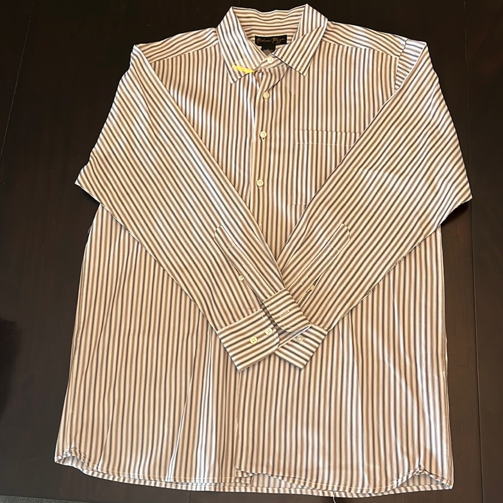 Andrew Fezza men’s large button down dress shirt. Gently worn.